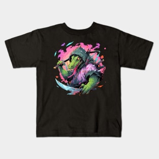 samurai croc Kids T-Shirt